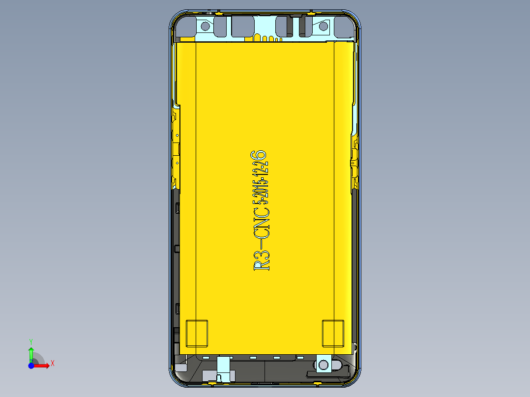 R3-笔记本CNC工装夹具三维模型CNC5-8-GXT-2015-12-26前视图