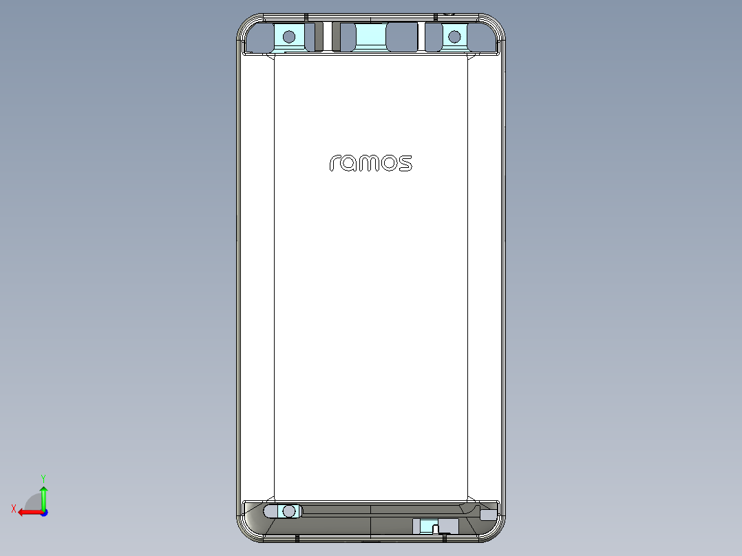 R3-笔记本CNC工装夹具三维模型CNC5-8-GXT-2015-12-26后视图