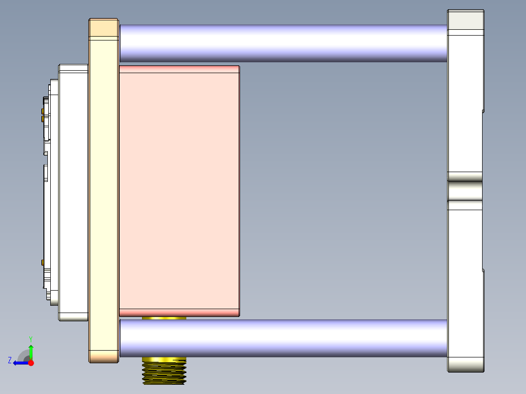 S1-CNC6笔记本CNC工装夹具三维模型-0504右视图