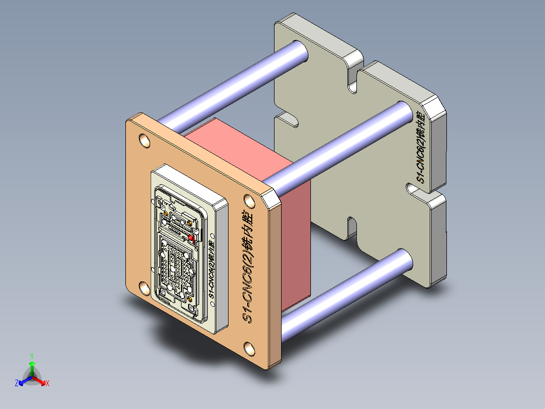 S1-CNC6笔记本CNC工装夹具三维模型-0504正等轴测图