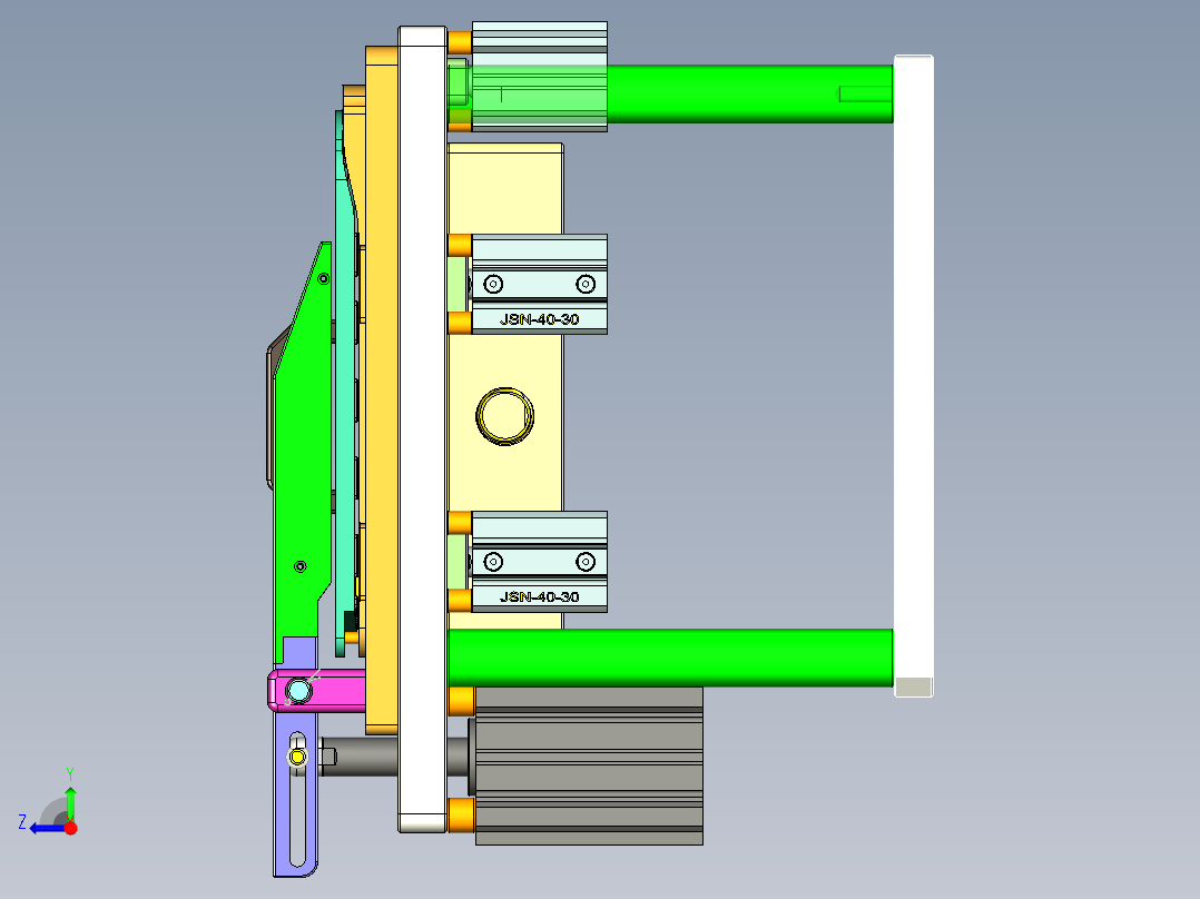 APP20-lcd-cover-al-CNC3笔记本CNC工装夹具三维模型-1110右视图
