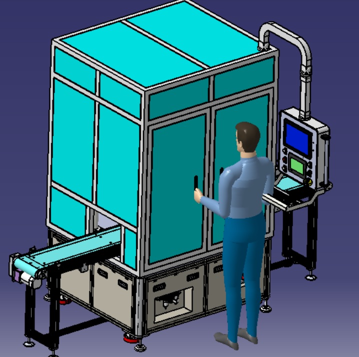 OCV检测分选机catia