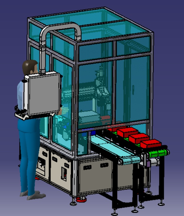 OCV检测分选机catia
