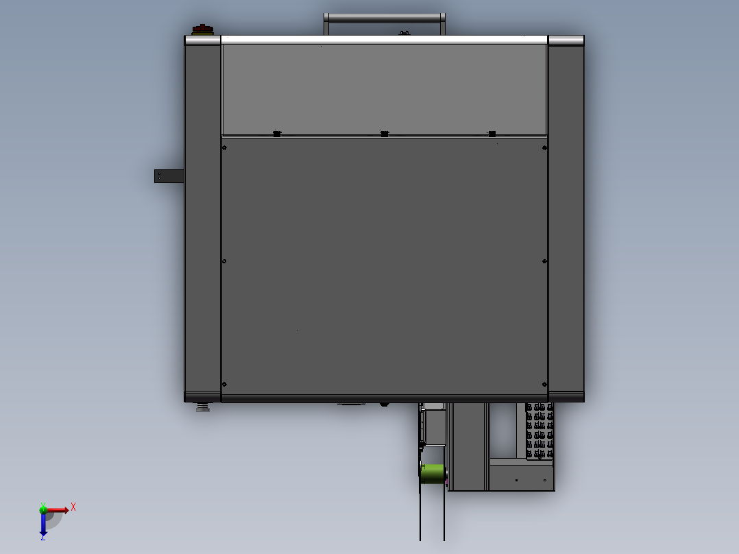 电池联结镍片焊接机sw22可编辑俯视图