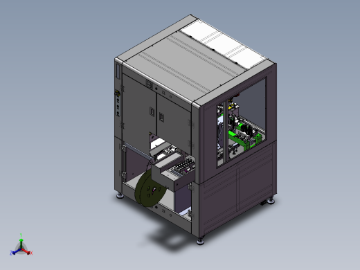 电池联结镍片焊接机sw22可编辑正等轴测缩略图