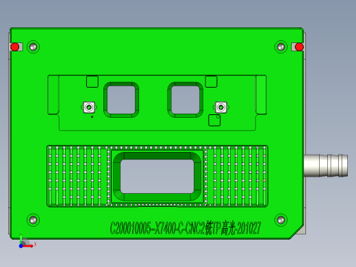 X7400-C笔记本CNC工装夹具三维模型-CNC2铣TP高光-201027前视缩略图