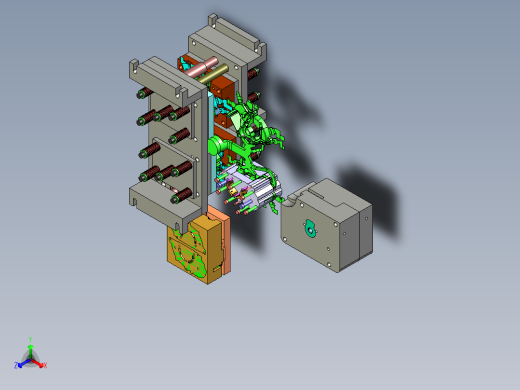 塑料上壳注塑成型模具设计