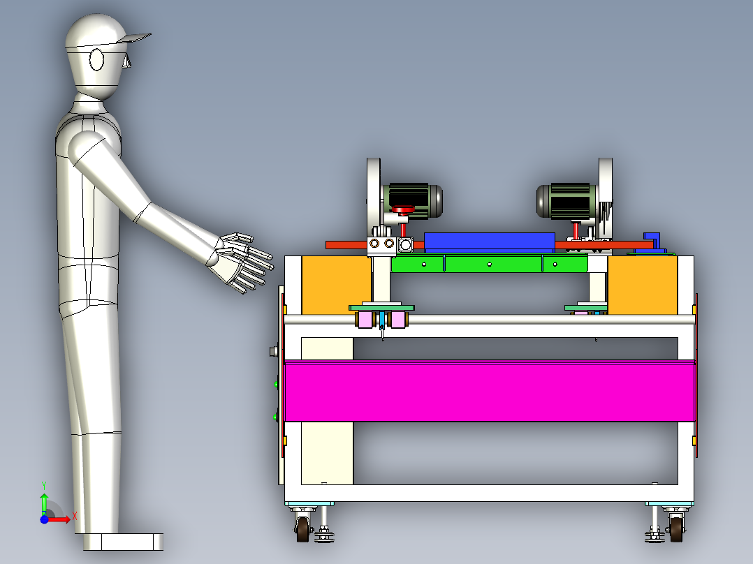A3003289-型材切割机前视图