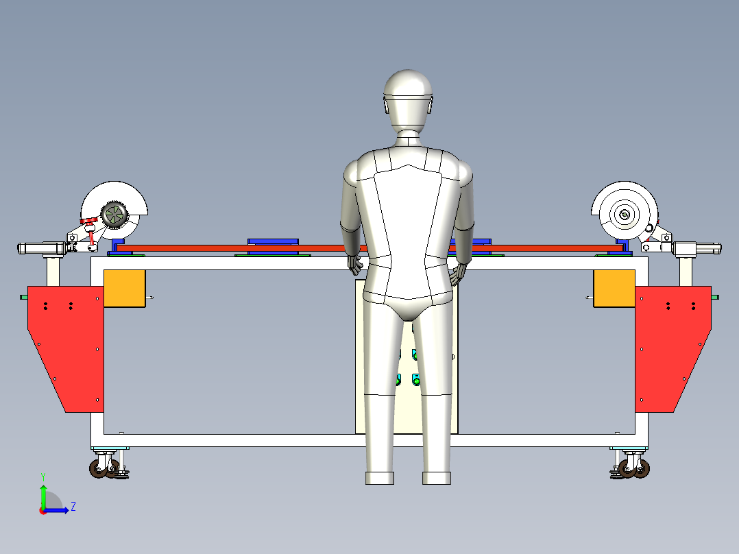 A3003289-型材切割机左视图