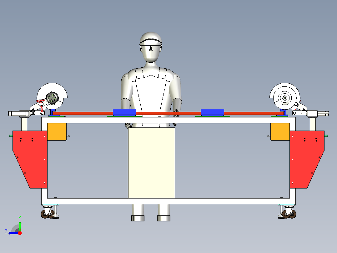 A3003289-型材切割机右视图
