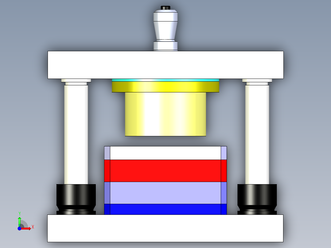 B3003330-冲压钣金模具前视图