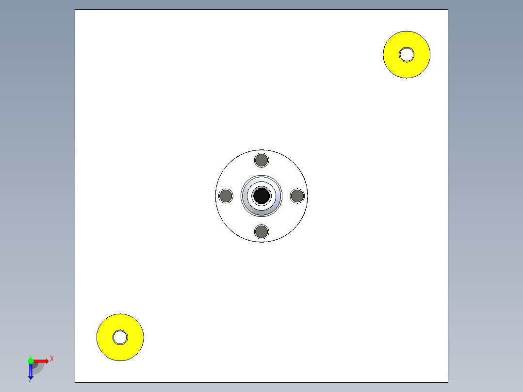 B3003330-冲压钣金模具俯视图