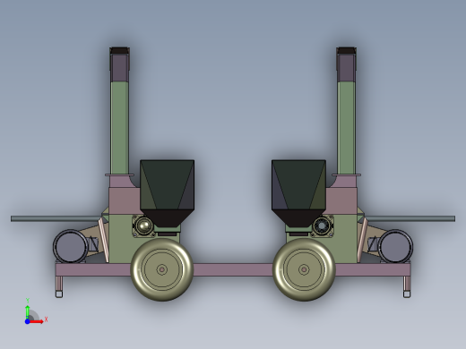 木材削木机前视缩略图