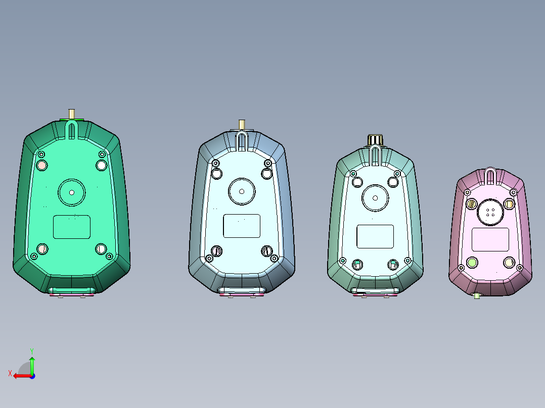 鱼缸抽水泵后视图