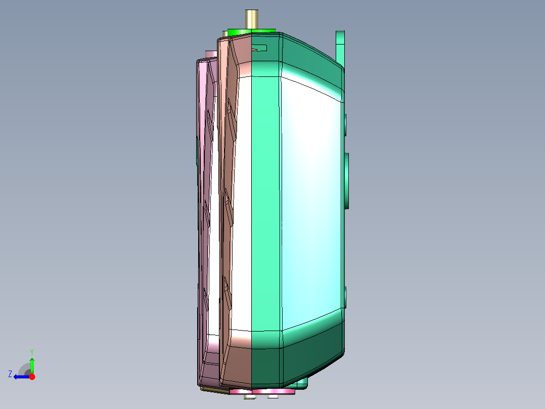 鱼缸抽水泵右视图