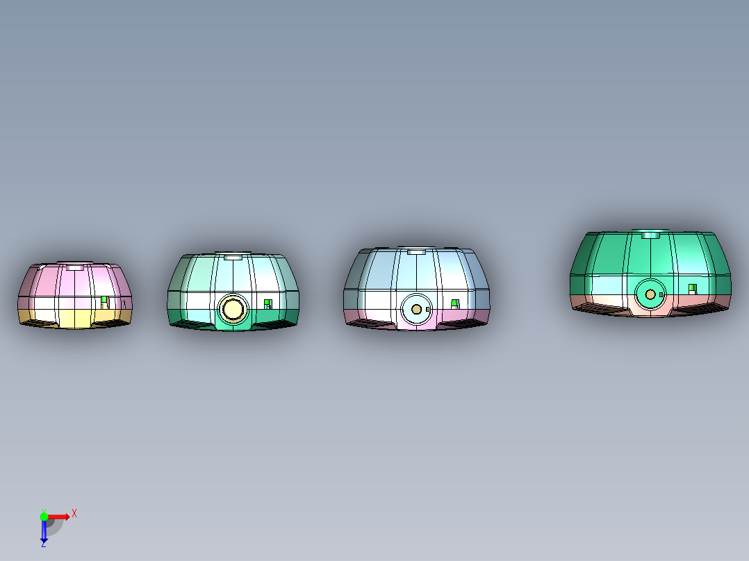 鱼缸抽水泵俯视图