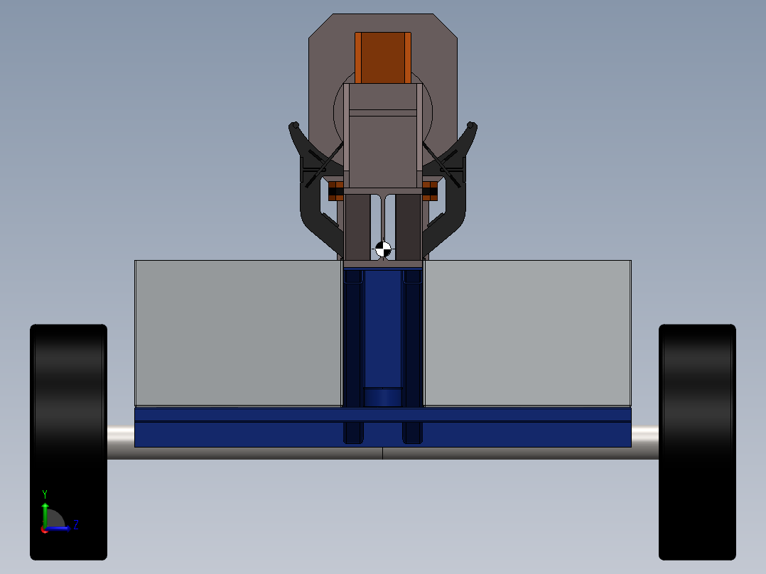 A2004522-液压木材劈裂机左视图