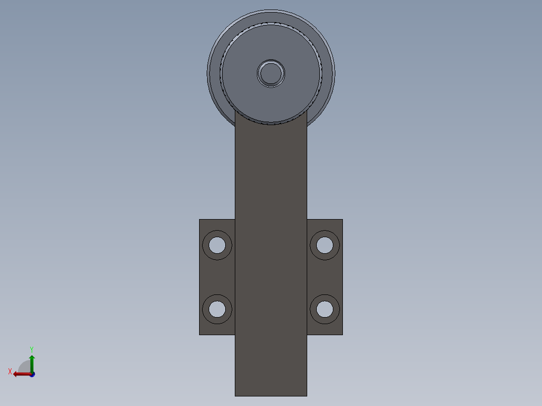 A3004603-曲柄滑块机构后视图