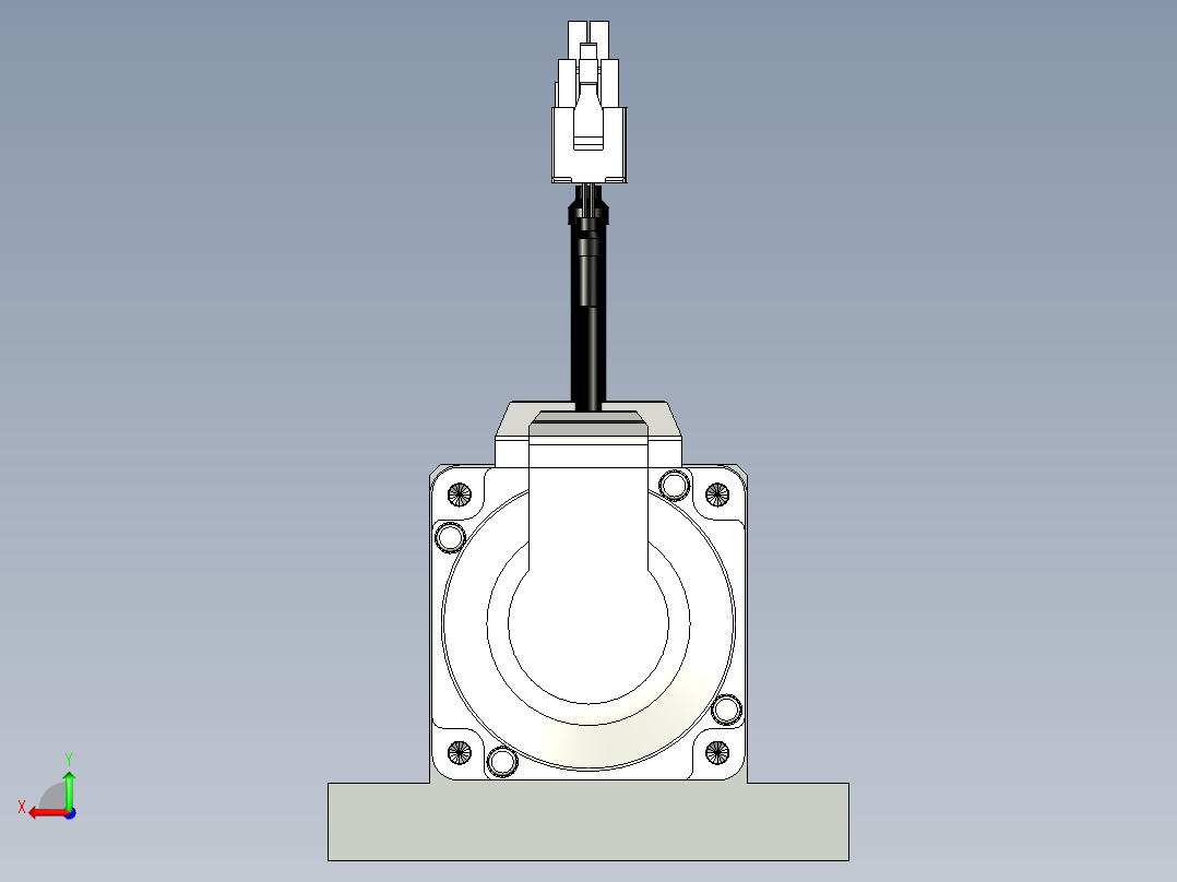 伺服电缸G-220181后视图