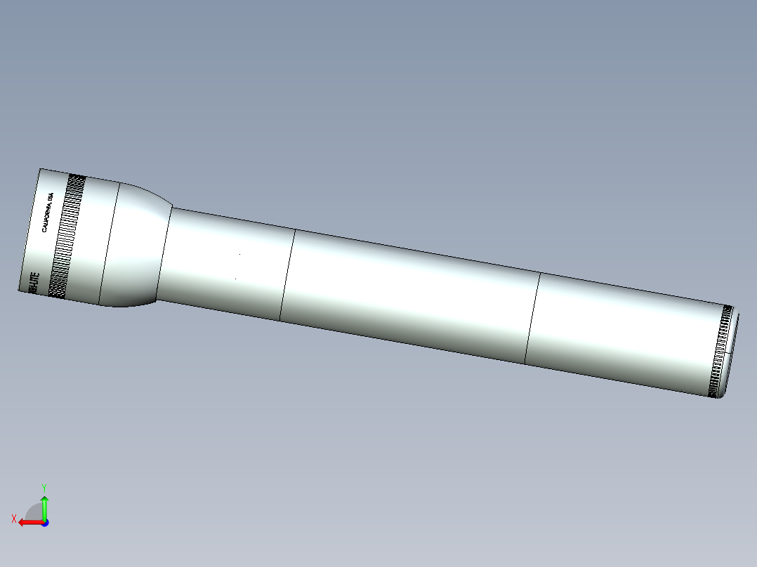 露营手杖后视图