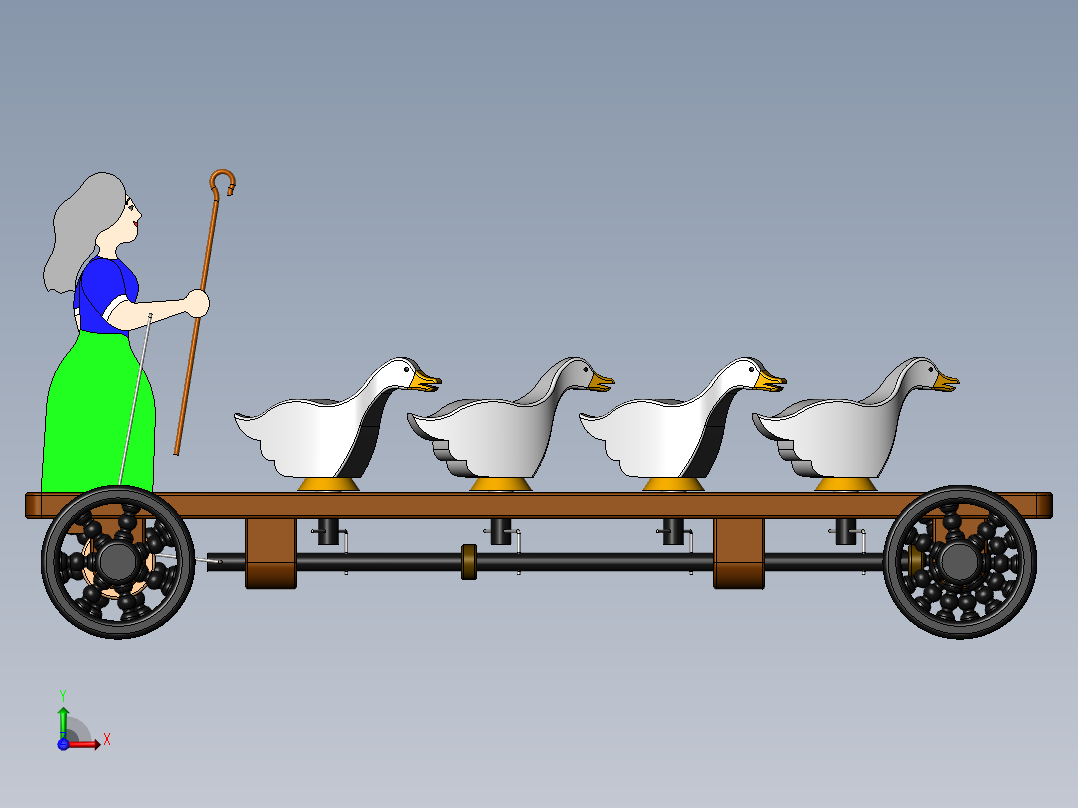 赶鹅  SW18前视图