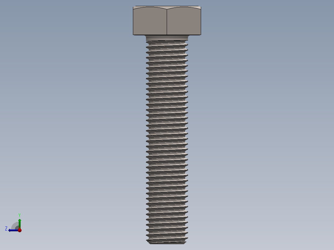 六角螺栓m8x40 11右视图