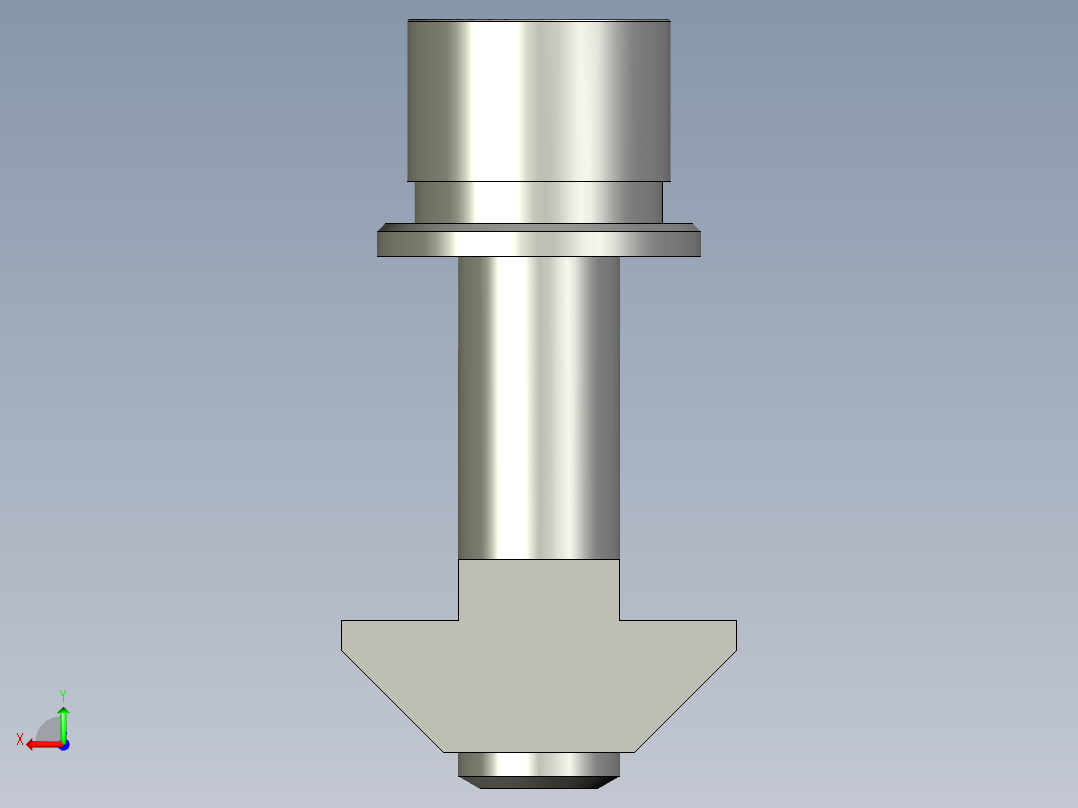 40铝合金-滑块螺母M8X30-组件后视图