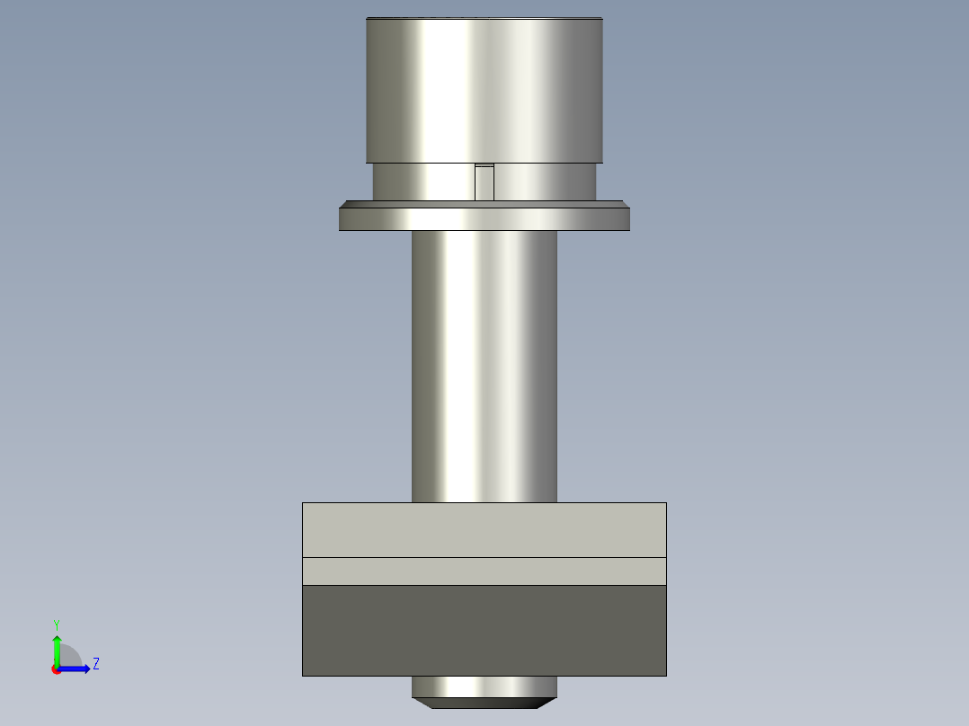40铝合金-滑块螺母M8X30-组件左视图