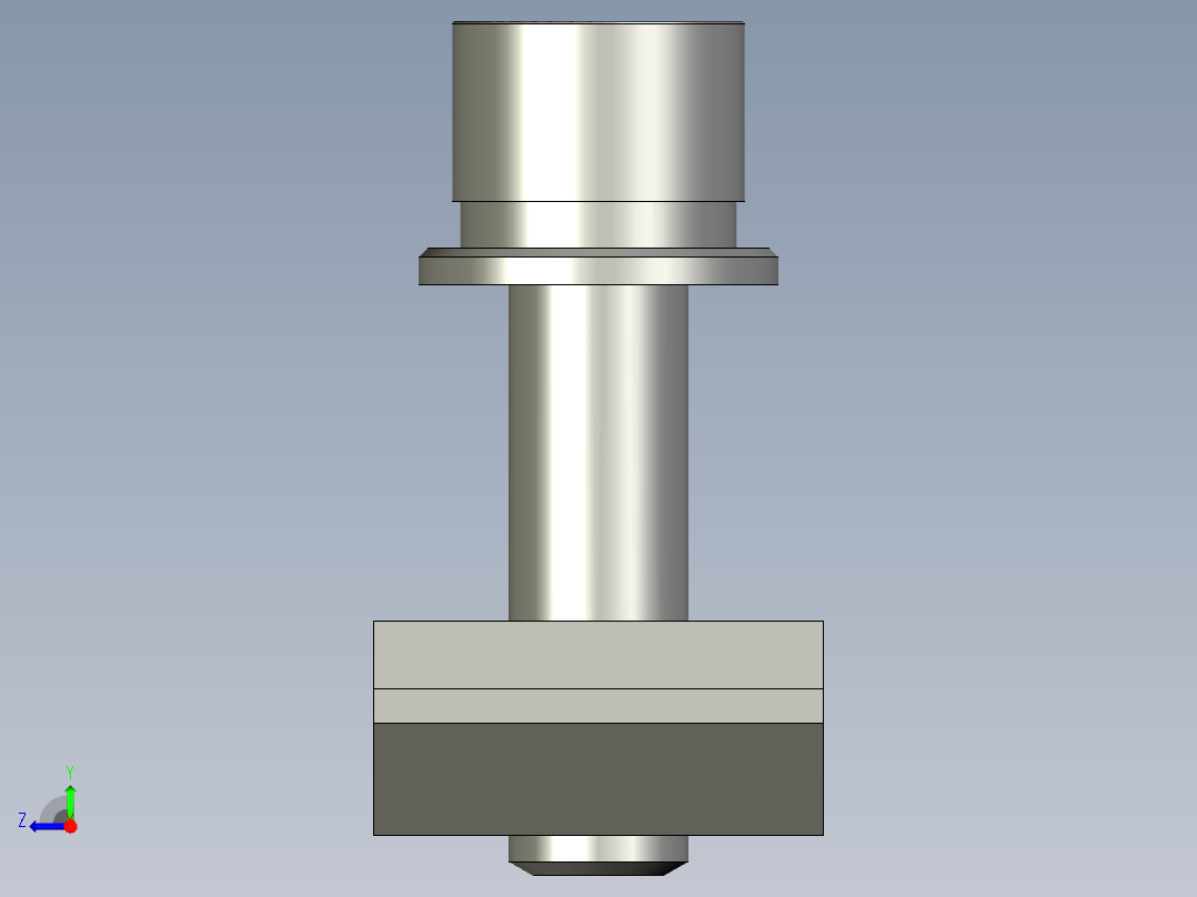 40铝合金-滑块螺母M8X30-组件右视图