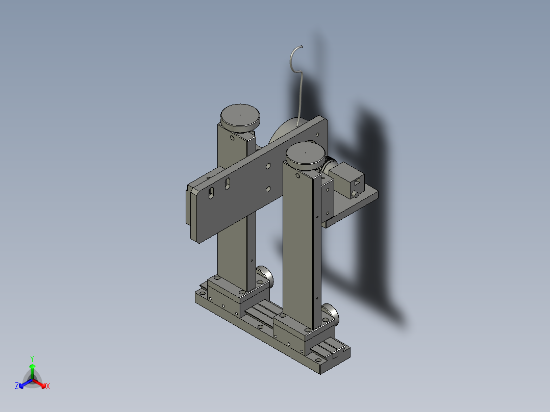 侧相机检测工位2-1正等轴测图