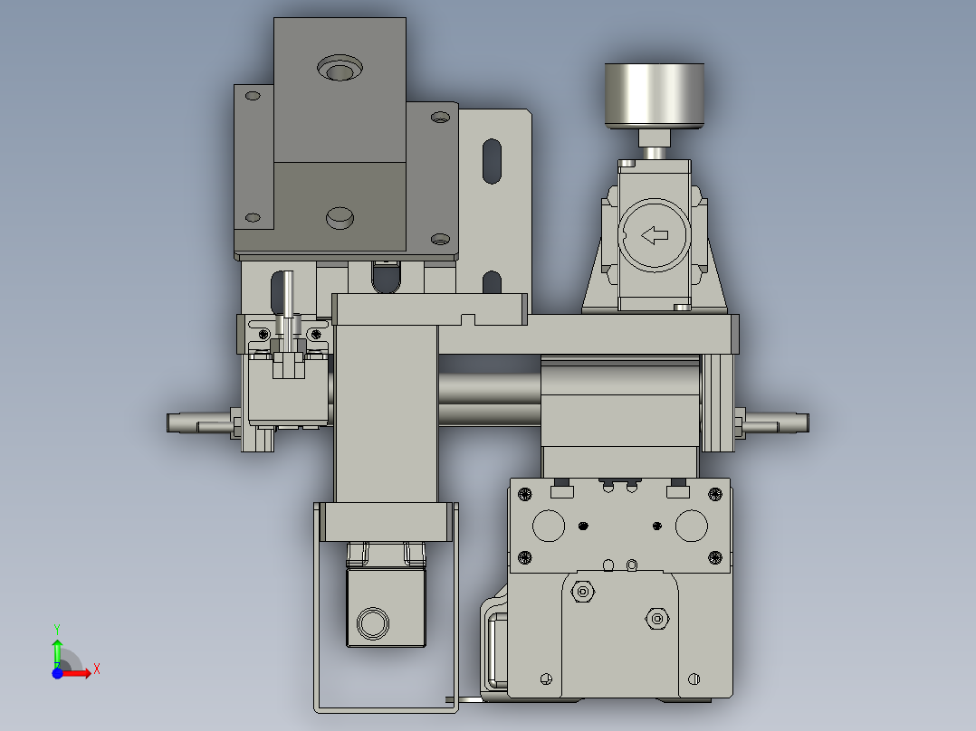 IDK80040G100A-小端盖机械手装置前视图