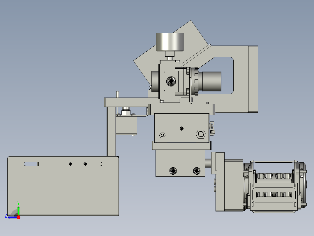 IDK80040G100A-小端盖机械手装置右视图