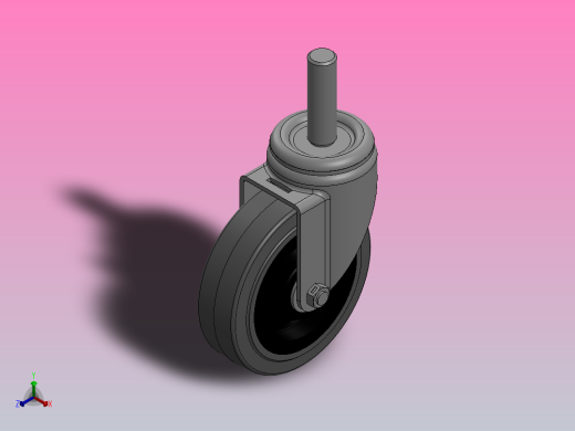 脚轮Colson-3_00514_449 COND MTG7正等轴测缩略图