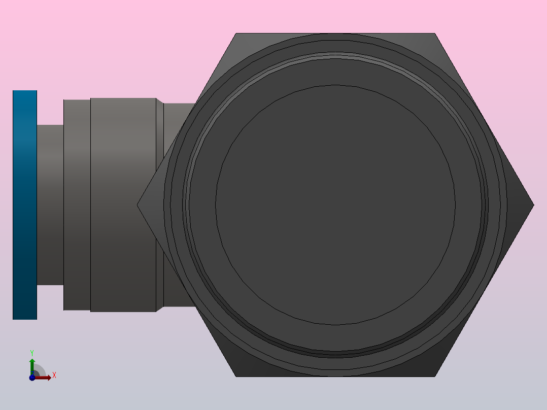 IPLN-G 新螺纹弯头-G螺纹_IPLN08-G04前视图