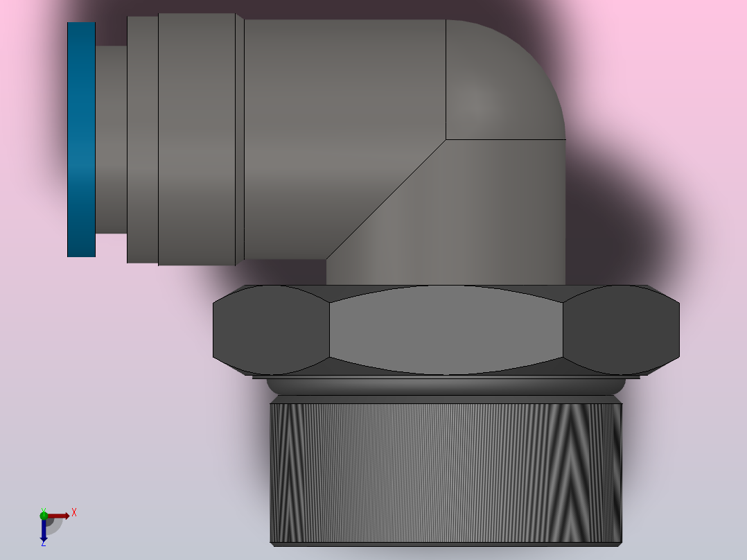 IPLN-G 新螺纹弯头-G螺纹_IPLN08-G04俯视图