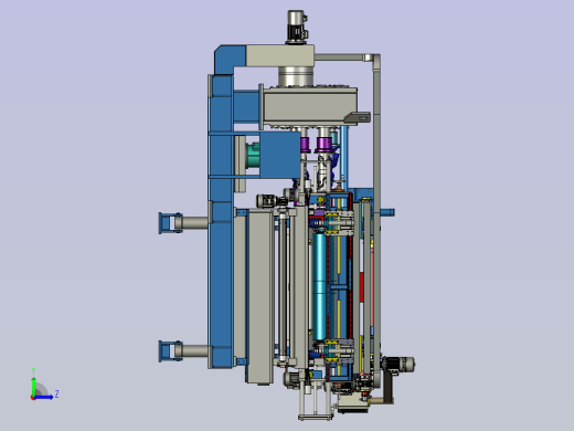 钢板矫直机左视缩略图