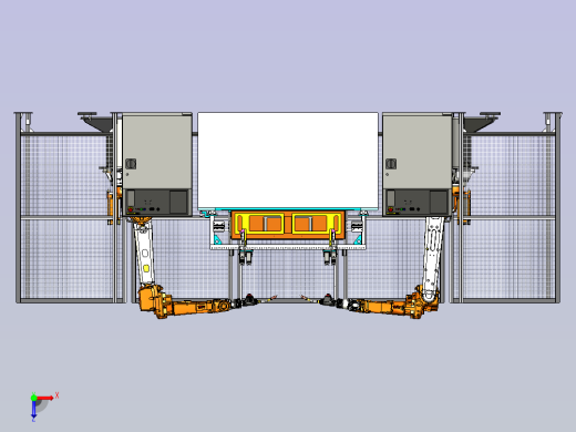柜体焊接夹紧工装俯视缩略图