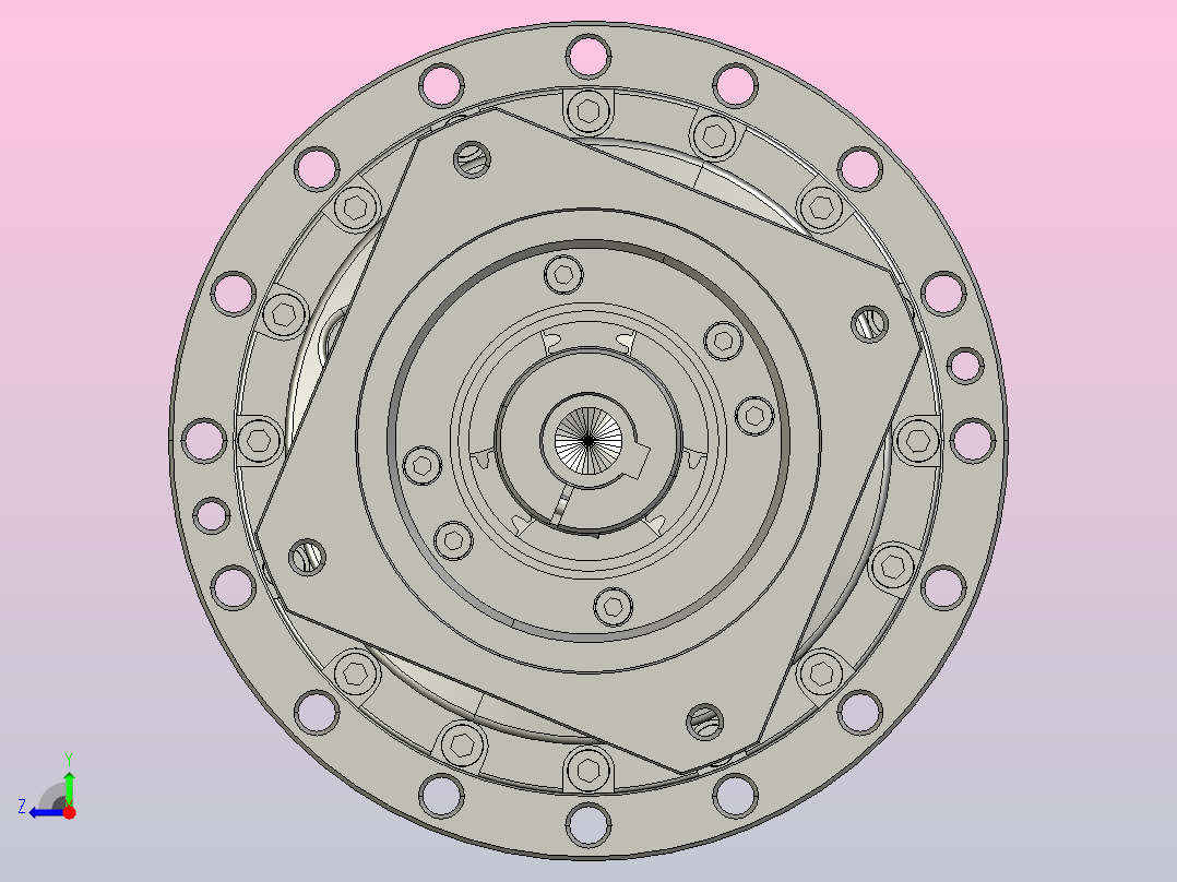 RV减速器常规产品外形图ZD-65BX-   RDS-Z-B-22KEY-110145M8-3101右视图