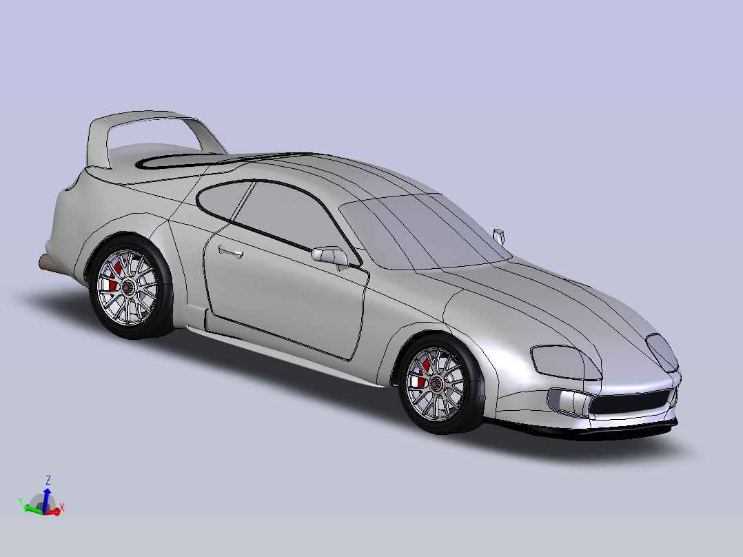 丰田轿车 STP主视图