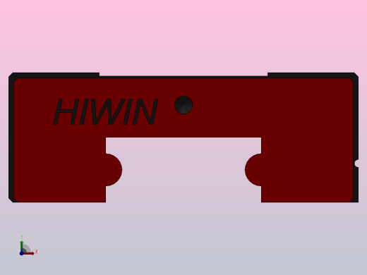 滑块MGN12C（HIWIN）前视缩略图