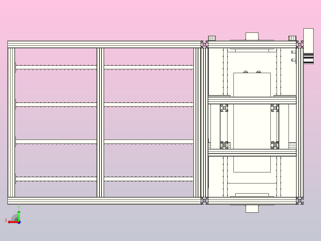 特殊用途机器 - 按夹具后视图