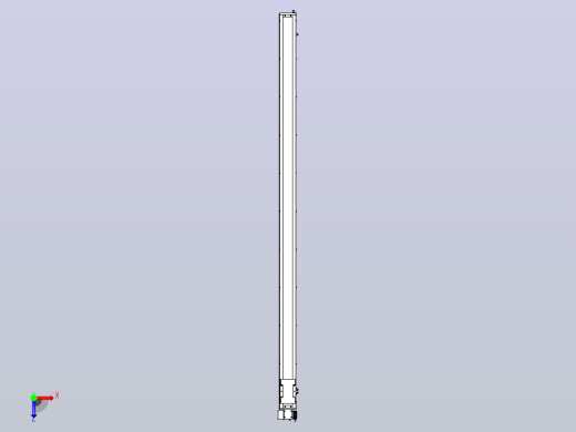 SCM14-2800-LD滚珠花健、支撑座、滚珠丝杠、交叉导轨、直线模组俯视缩略图