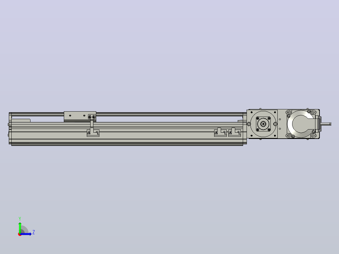 MT75BT半封闭皮带滑台[MT75BT.L80.300.R.P40.C3]左视图
