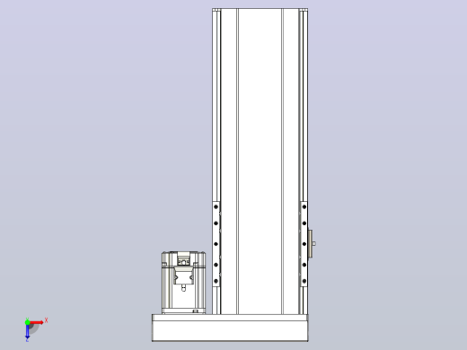 日规模组半封闭丝杆TPA-HNR-175D-2510C-L300-ML-Y-P75-N3俯视缩略图