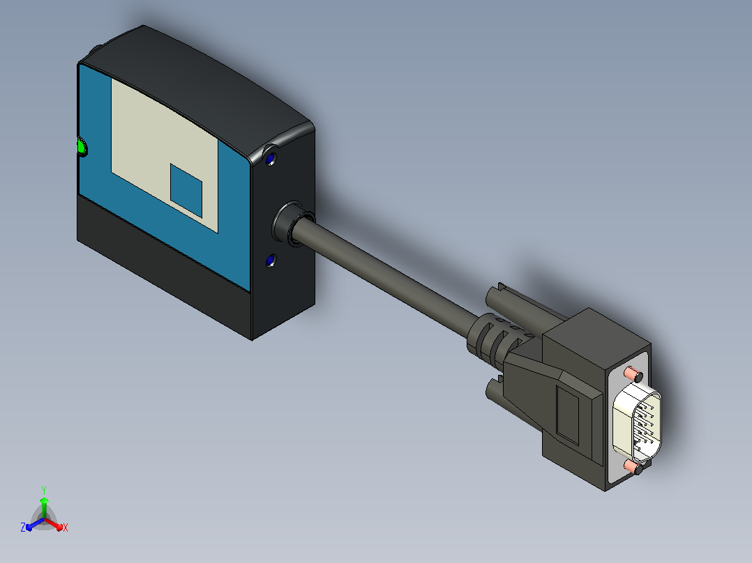 CLV601条码扫描器主视图
