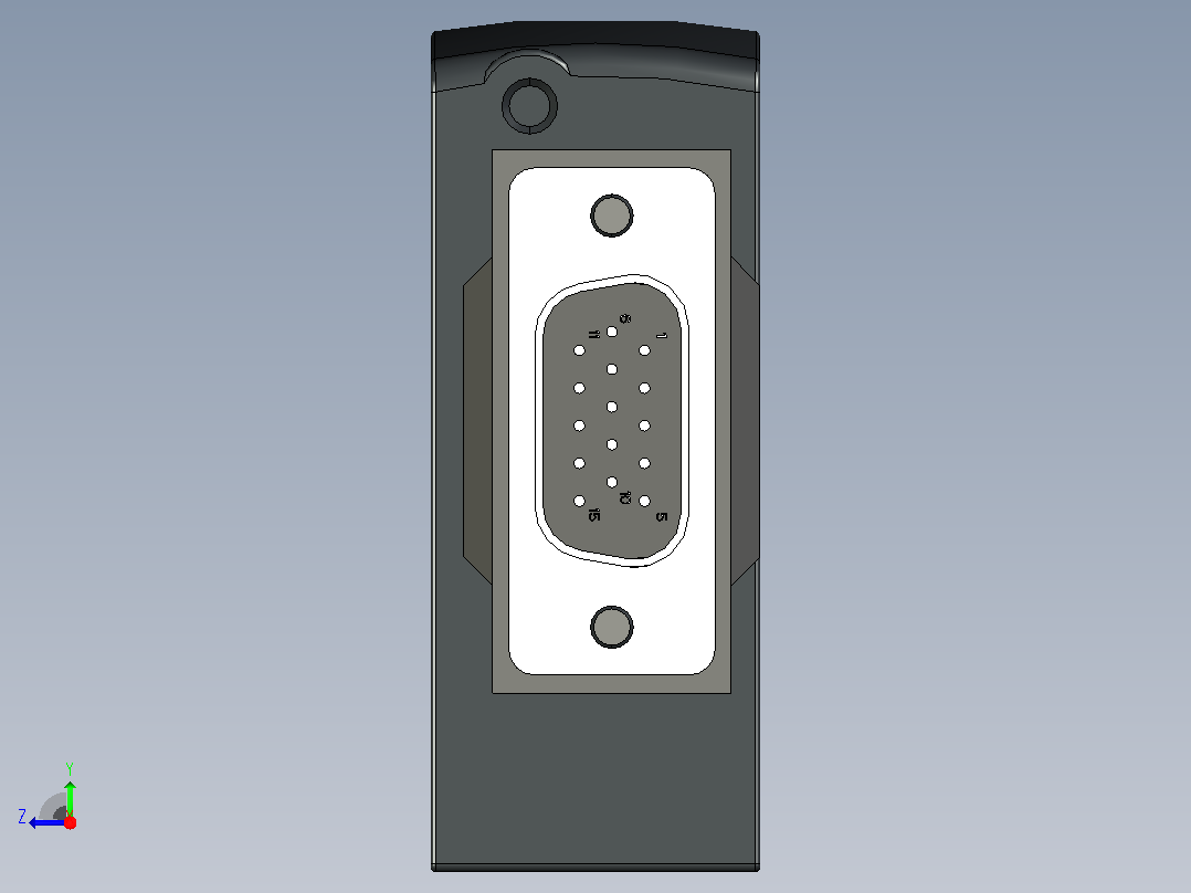CLV601条码扫描器右视图