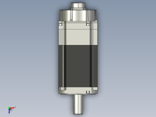 带制动器的交流伺服电机HF-JP15K1MB_A三菱电机俯视缩略图