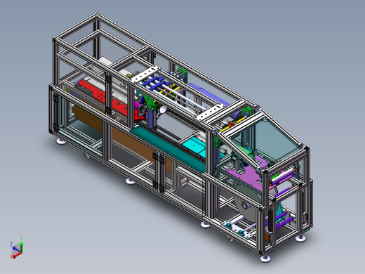 一次性纸杯塑料杯叠杯套膜包装机sw16可编辑正等轴测缩略图