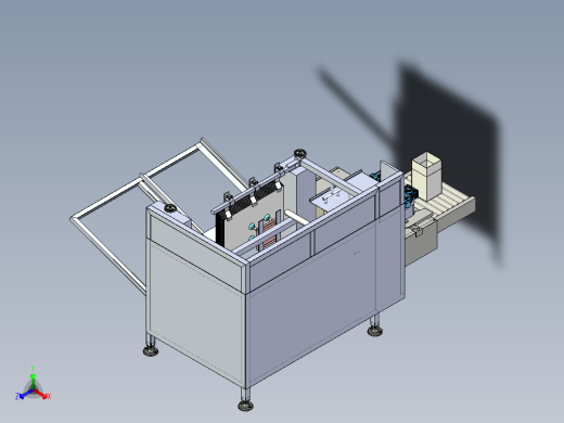纸箱成型机 3D图纸 3D模型 设计素材参考资料step格式文件正等轴测缩略图