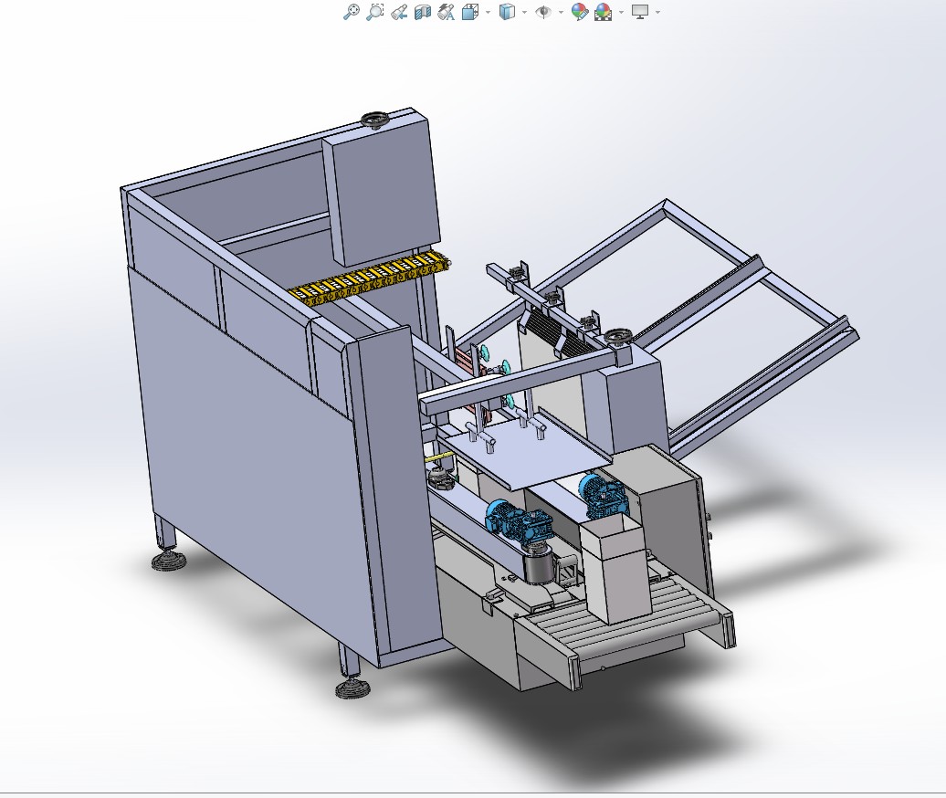 纸箱成型机 3D图纸 3D模型 设计素材参考资料step格式文件